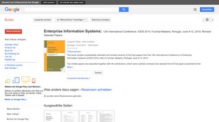 
                            6. Enterprise Information Systems: 12th International Conference, ICEIS ...