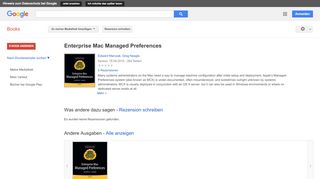 
                            8. Enterprise Mac Managed Preferences - Google Books-Ergebnisseite