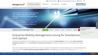 
                            5. Enterprise-Mobility-Lösung - Mobile Device Manager Plus