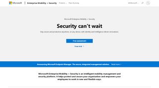 
                            4. Enterprise Mobility + Security Overview | Microsoft