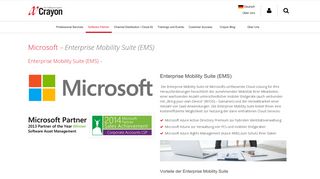 
                            11. Enterprise Mobility Suite (EMS) - Crayon Deutschland