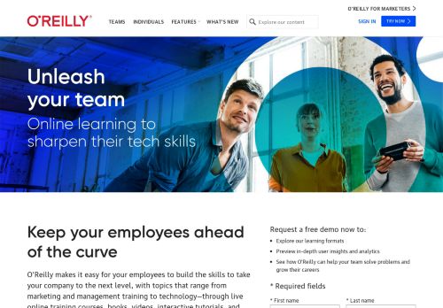 
                            2. Enterprise Online Learning Platform - O'Reilly Media