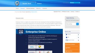 
                            4. Enterprise Online | Standard Bank - Zimbabwe - Stanbic Bank Zimbabwe