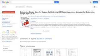 
                            11. Enterprise Single Sign-On Design Guide Using IBM Security Access ... - Resultado de Google Books