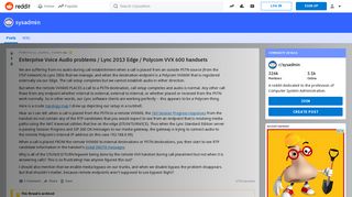 
                            7. Enterprise Voice Audio problems / Lync 2013 Edge / Polycom VVX 600 ...