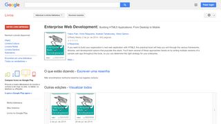 
                            4. Enterprise Web Development: Building HTML5 Applications: From ...