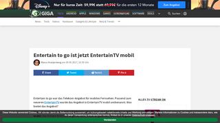 
                            9. Entertain to go ist jetzt EntertainTV mobil – GIGA