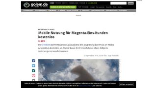 
                            8. Entertain TV Mobil: Mobile Nutzung für Magenta-Eins-Kunden ...