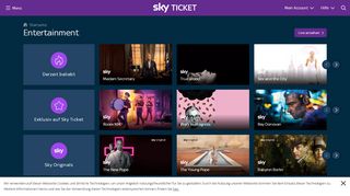 
                            6. Entertainment - Sky Ticket