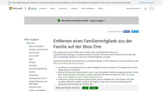 
                            12. Entfernen eines Familienmitglieds auf der Xbox One - Xbox Support