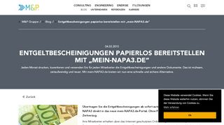 
                            6. Entgeltbescheinigungen papierlos bereitstellen mit „mein-NAPA3.de ...