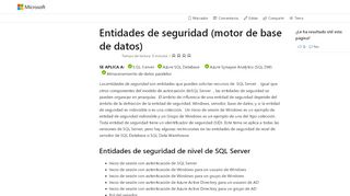 
                            7. Entidades de seguridad (motor de base de datos) - SQL Server ...