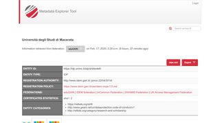 
                            11. Entity properties - Metadata Explorer Tool