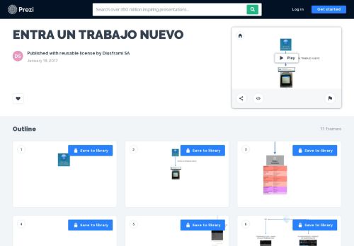 
                            6. ENTRA UN TRABAJO NUEVO by Diusframi SA on Prezi