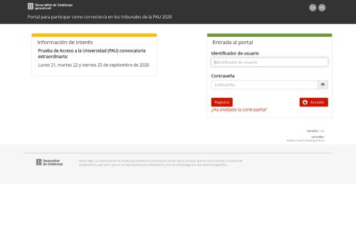 
                            3. Entrada al portal - Accesnet - Gencat