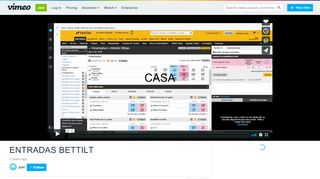 
                            11. ENTRADAS BETTILT on Vimeo