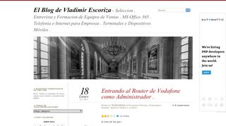 
                            13. Entrando al Router de Vodafone como Administrador . | El Blog de ...