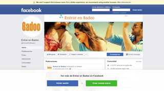 
                            4. Entrar en Badoo - Inicio | Facebook