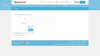 
                            6. Entrar | Encontros Online - Felizes.pt