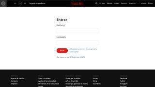 
                            1. Entrar | Last.fm