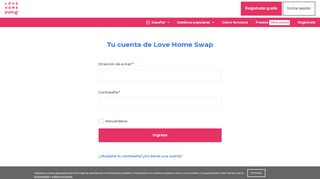 
                            1. Entrar | Love Home Swap