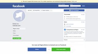 
                            6. Entrar no hotmail.com - Residência | Facebook