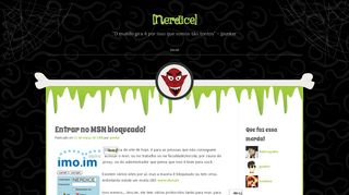 
                            10. Entrar no MSN bloqueado! | [Nerdice] - WordPress.com