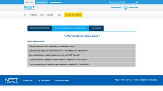 
                            3. entrar no site com login e senha - Ajuda Site Oficial da NET