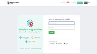 
                            8. Entrar no Visual Paradigm Online