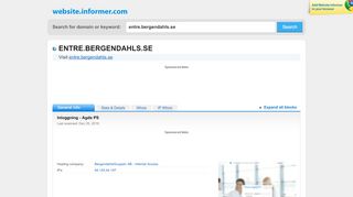 
                            12. entre.bergendahls.se at WI. Inloggning - Agda PS - Website Informer