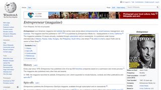 
                            13. Entrepreneur (magazine) - Wikipedia