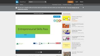 
                            13. Entrepreneurial Skills Pass - Europe - SlideShare