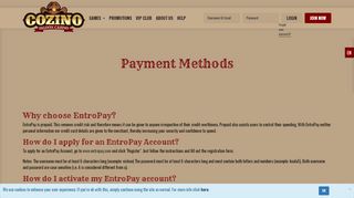 
                            10. Entropay - Cozino