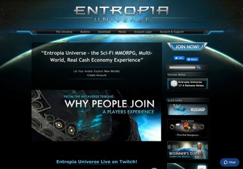 
                            5. Entropia Universe Sci-Fi MMORPG - The Official Site