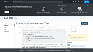 
                            2. entry type - Evaluating the if statement in entryType - Craft CMS ...
