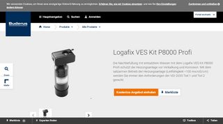 
                            8. Entsalzungskit | Logafix VES Kit P8000 Profi | Buderus