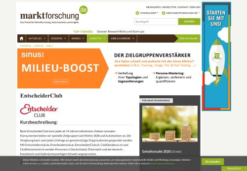 
                            13. EntscheiderClub - marktforschung.de