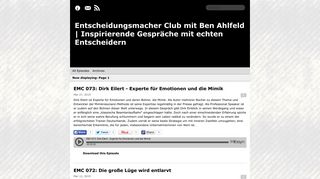 
                            12. Entscheidungsmacher Club mit Ben Ahlfeld | Inspirierende Gespräche ...