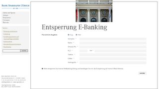
                            7. Entsperrung E-Banking | Bank Sparhafen Zürich
