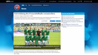 
                            6. Entwicklung des Frauenfußballs vorantreiben - UEFA.com