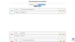 
                            6. en.usenet.nl - free accounts, logins and passwords