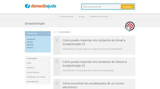 
                            7. EnvialoSimple | DonWeb AjudaDonWeb Ajuda