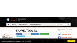 
                            10. Enviar currículum a Traveltool directamente - EnviaCurriculum.com