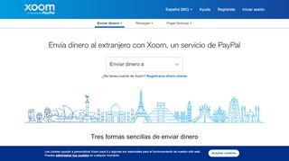 
                            5. Enviar dinero por Internet | Xoom, un servicio PayPal