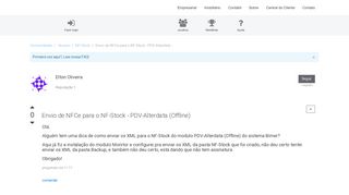 
                            8. Envio de NFCe para o NF-Stock - PDV-Alterdata (Offline)