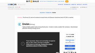 
                            11. Envion (EVN) - All information about Envion ICO (Token Sale) - ICO ...