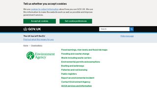 
                            9. Environment Agency - GOV.UK