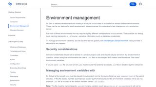 
                            11. Environment Management – SilverStripe Documentation