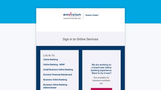 
                            1. Envision Financial - Online Banking