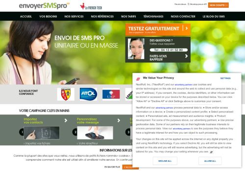 
                            2. Envoyer SMS Pro